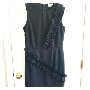 Black ASOS Mini Dress with Frill Detail